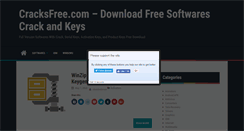 Desktop Screenshot of cracksfree.com
