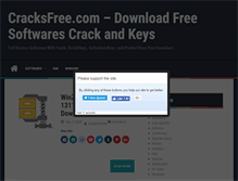 Tablet Screenshot of cracksfree.com